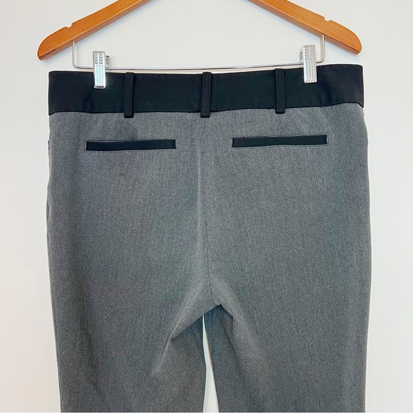 7th Avenue Women's Petite X30 Grey and Black Straight Leg Slack Pants Size 10 - Picture 8 of 15